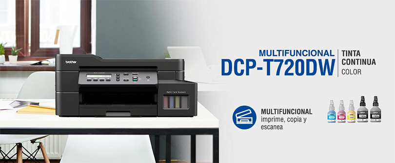 Impresora Brother DCP-T720DW vista frontal