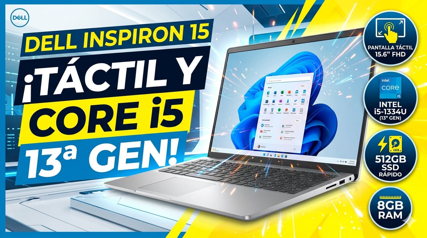 Dell Inspiron 15 i5 13va generacion pantalla tactil