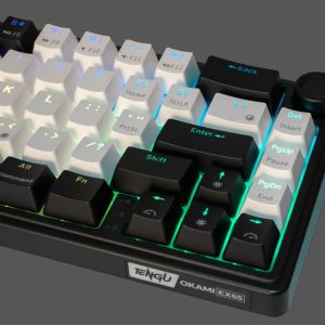 TECLADO MECANICO OKAMI BLANNEGRO S