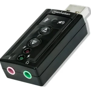 TARJETA DE SONIDO USB 2.0 152341 CONTROLES DE VOLUMEN