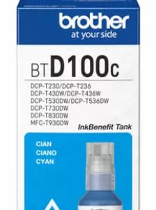 BOTELLA DE TINTA BROTHER  BTD100C CIAN T930DW T830DW T730DW T530DW T430W
