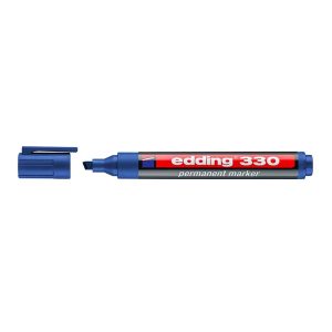 MARCADOR PERMANENTE 1-5MM PTA BISELADA AZUL E-330 RECARGABL CPO. PLAS