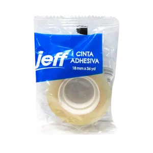 CINTA EMPAQUE JEFF 80YDS TRANSPARENTE