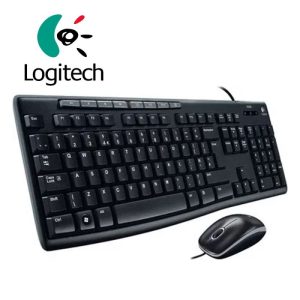TECLADO+MOUSE LOGITECH ALAMBRICO MK200