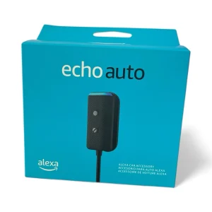 PARLANTE AMAZON/ECHO AUTO NEGRO /ALEXA /ACC. MANOS LIBRES