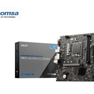 MOTHERBOARD MSI PRO-H610M-G DDR4 LGA 1700 VGA/HDMI/DISPLAY