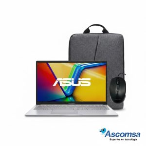 PORTATIL ASUS VIVOBOOK 15 CI7-13620H 2.4GHZ-16GB-512GB SSD-COOL SILVER-15.6"FHD-FREEDOS+MOUSE+MOCHIL