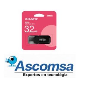 MEMORIA ADATA USB UV240 32GB USB 2.0 FLIP-CAP BLACK