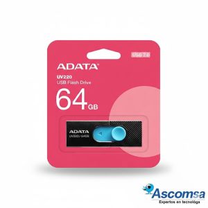 PENDRIVE USB ADATA 64GB UV220 BLACK