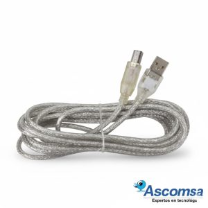 CABLE USB TIPO AB 2.0 0.5MT BLINDADO AM-AM REF 353885