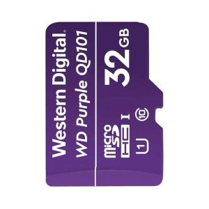 MEMORY MICRO-SD WESTERN DIGITAL 32GB SC QD101 CLASE 10 PURPLE