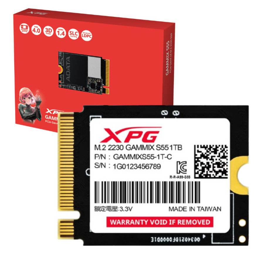 DISCO SOLIDO SSD/ADATA XPG GAMMIX S55 1TB PICE GEN3X4 M.2 2230 3D NAND