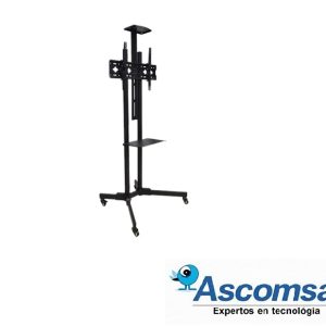 SOPORTE DE PISO PARA TV 32-75 /88 LBS/AJUSTABLE ñ15ø/RUEDAS