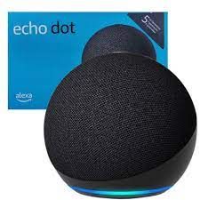 PARLANTE SMART AMAZON ECHO DOT 5TA. GEN. CON ALEXA . SENSOR TEMPERATURA
