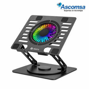 COOLER TEROS/TE-7132N COOLING PAD NEGRO /2 PTOS. USB / 2 FAN /5 POSIC. /15.6 P.